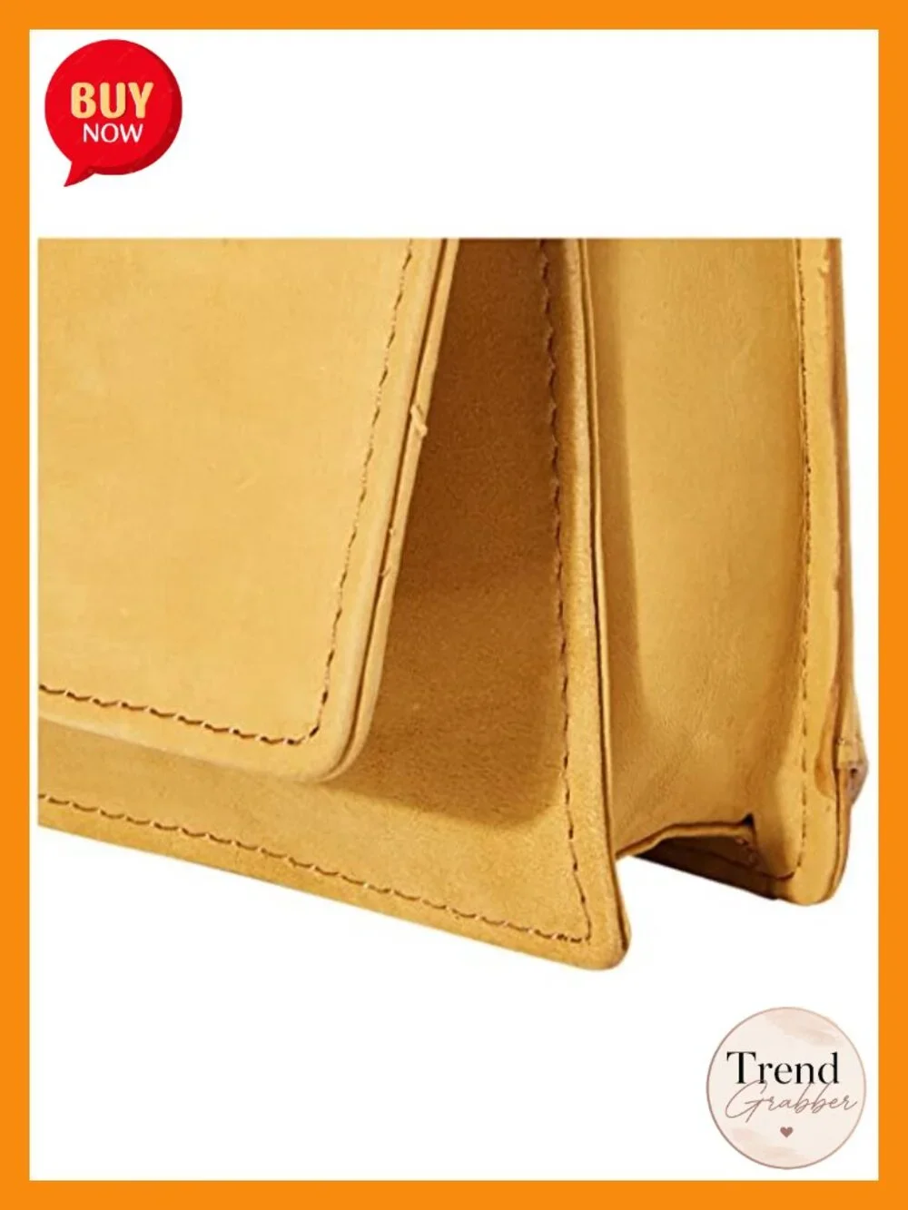 Genuine Leather RFID Crossbody Wallet with Removable Strap